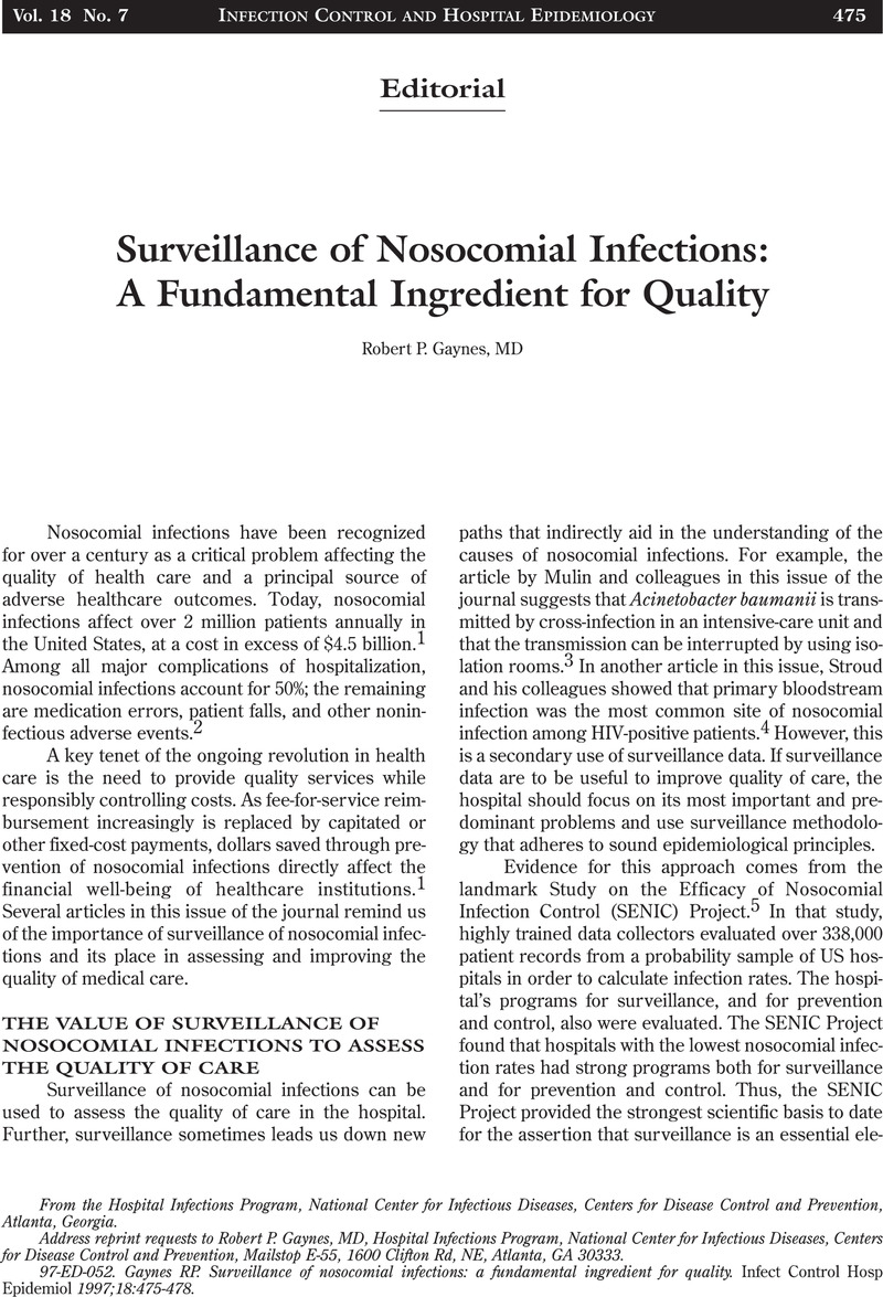 research proposal on nosocomial infections
