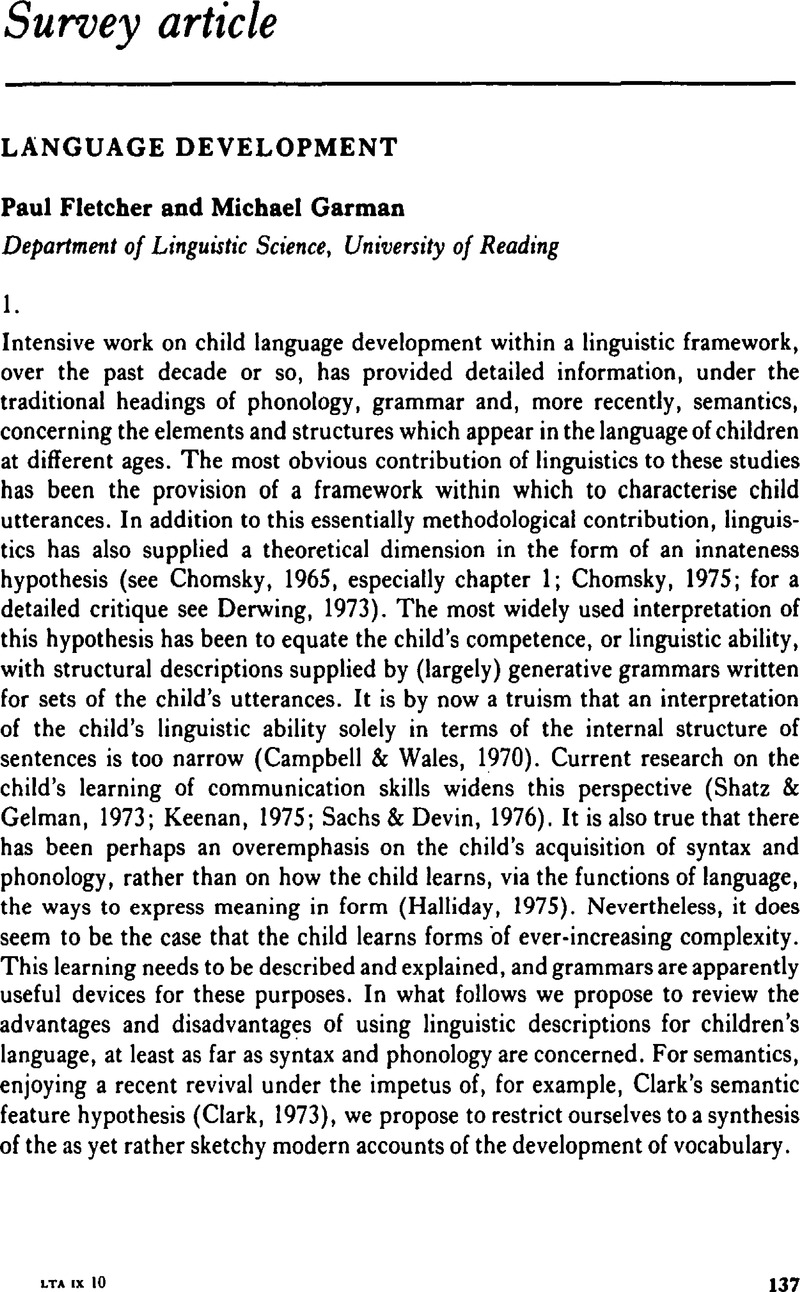 what is language development essay