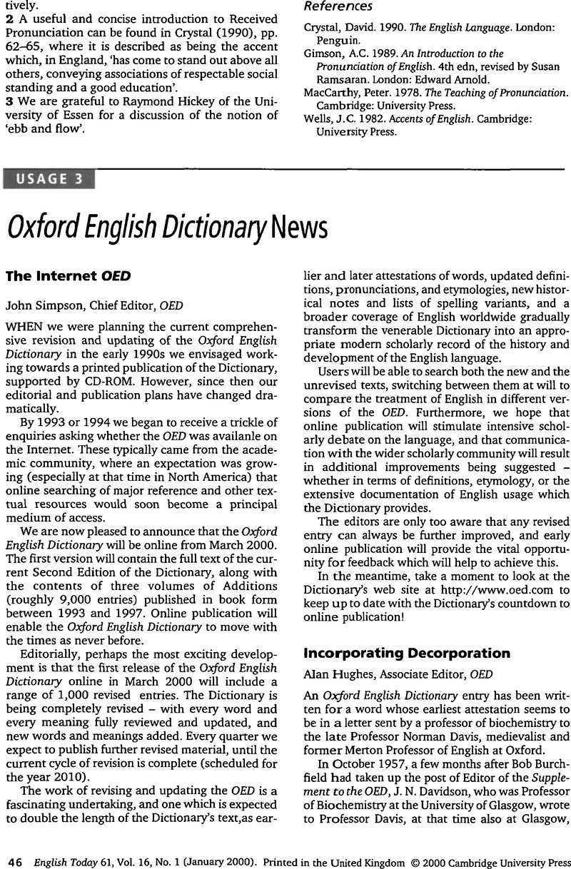research paper oxford dictionary
