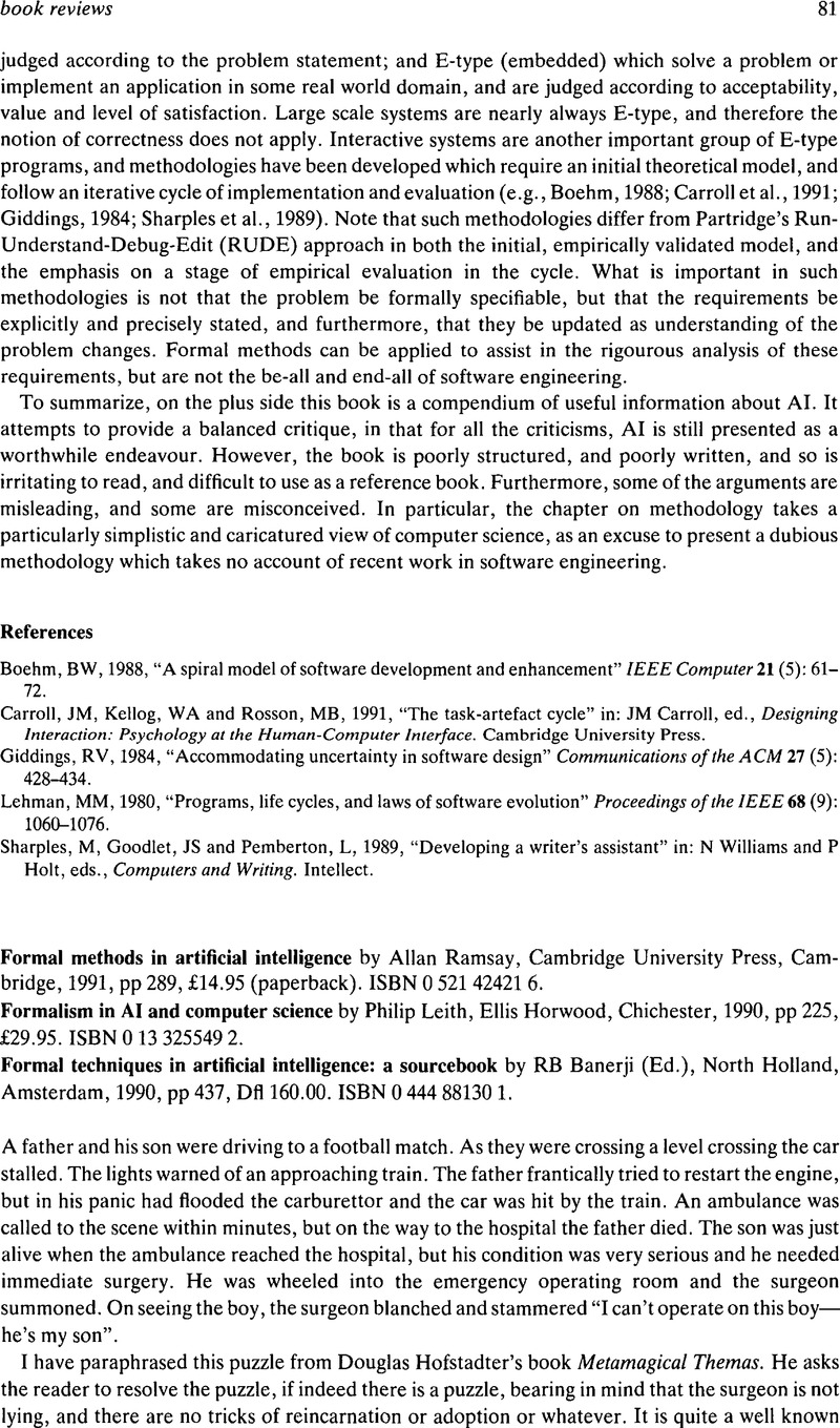 Formal Methods in Artificial Intelligence