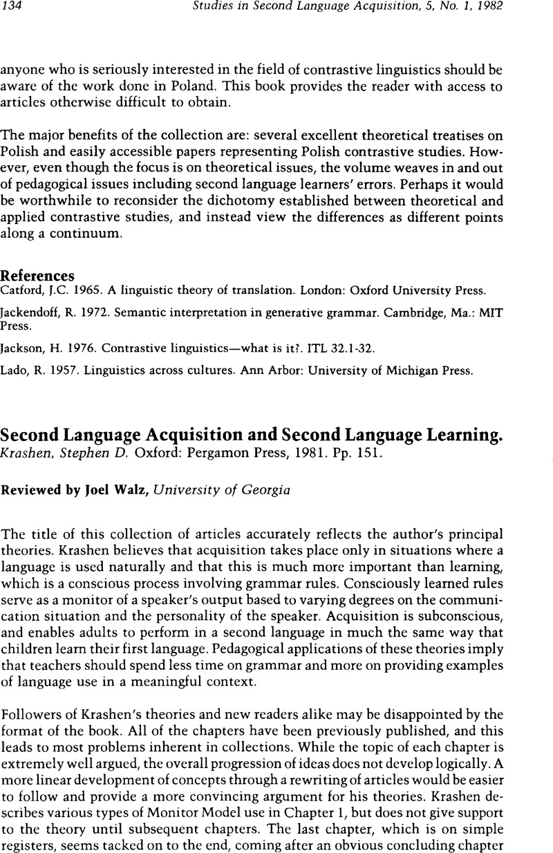 second language acquisition essay