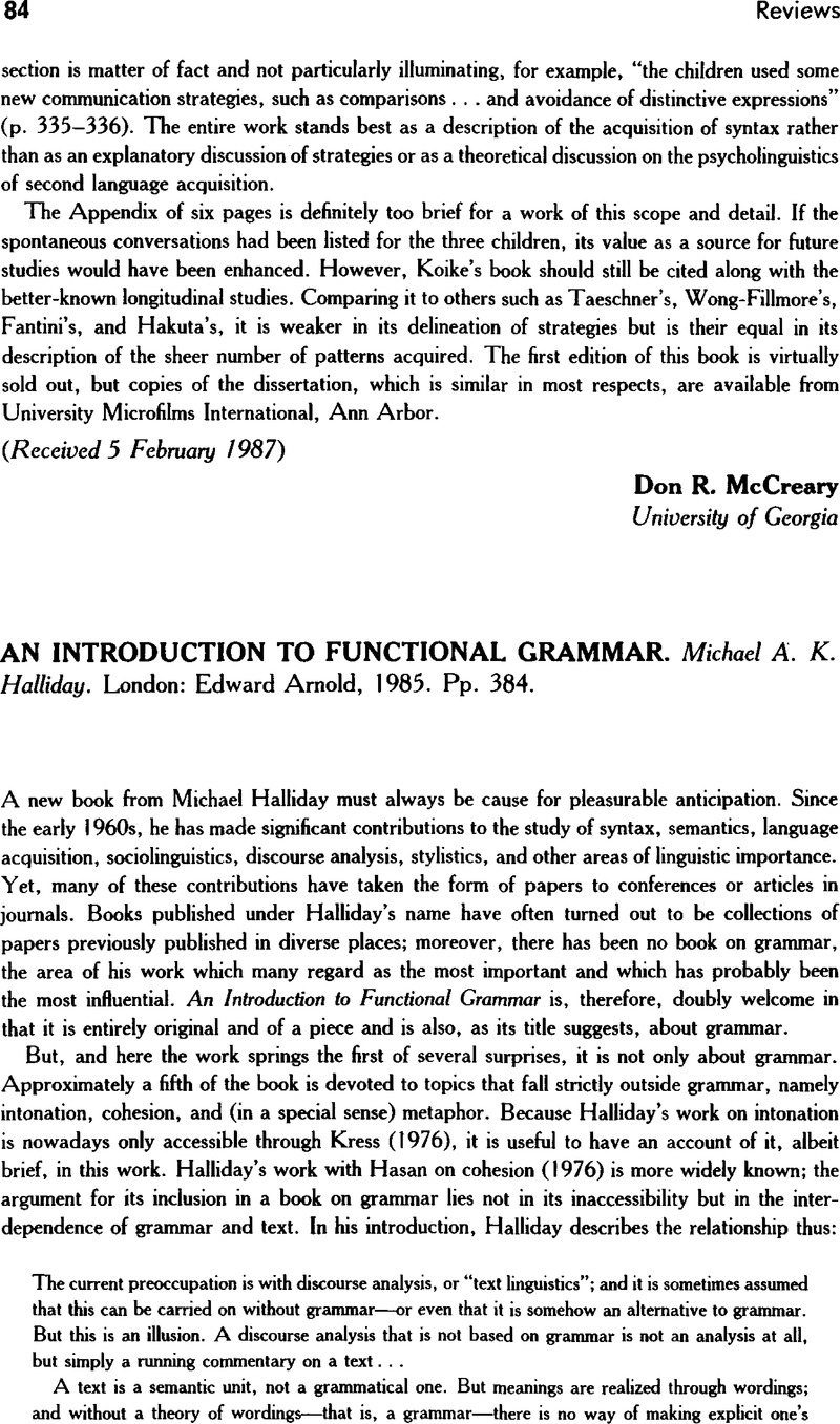 language topics essays in honour of michael halliday