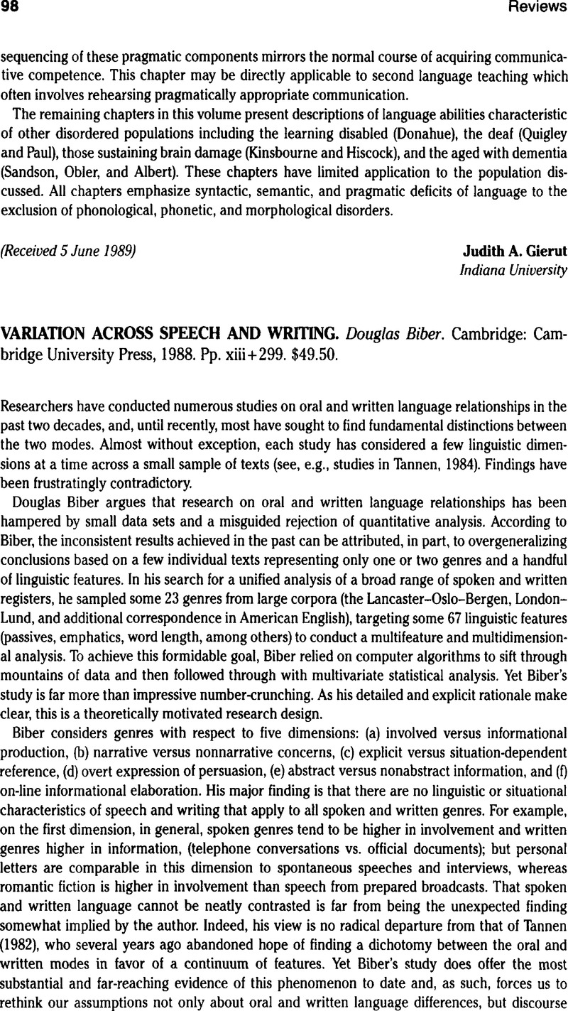 variation across speech and writing pdf