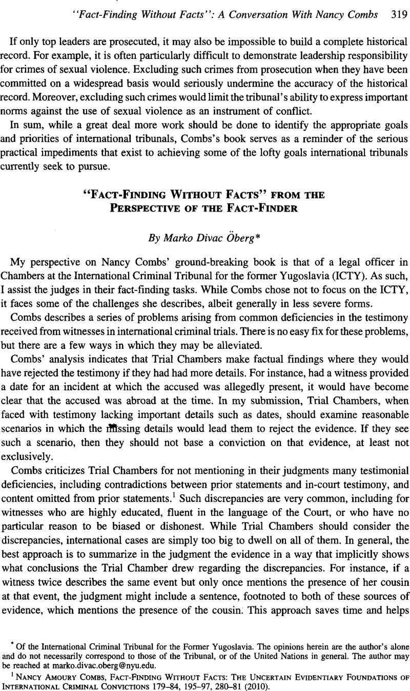 Fact-Finding Without Facts