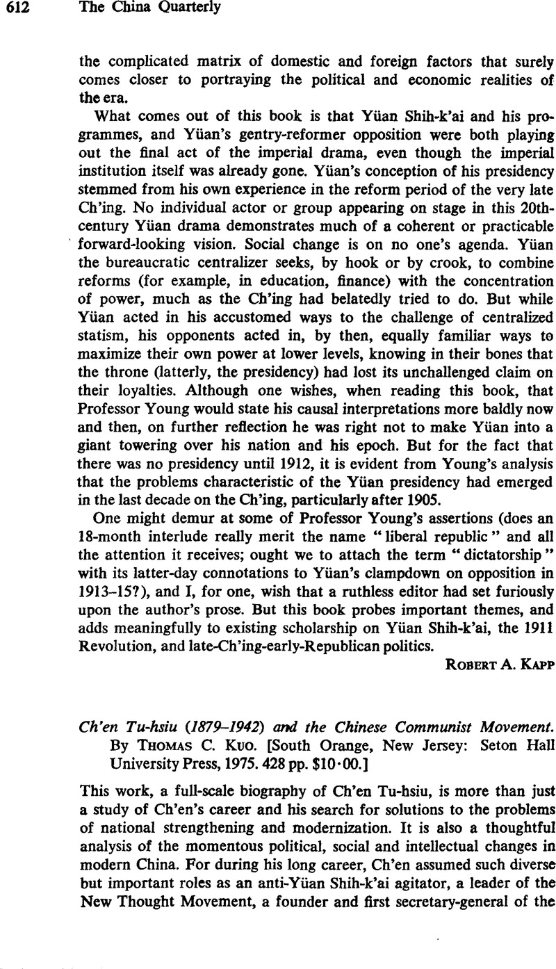 Ch en Tu hsiu 1879 1942 And The Chinese Communist Movement By Thomas ch-en-tu-hsiu-1879-1942-and-the-chinese-communist-movement-by-thomas