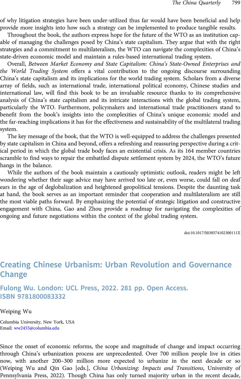 Urbansim Chinese Creating Chinese Urbanism: Urban Revolution and Governance Change ...