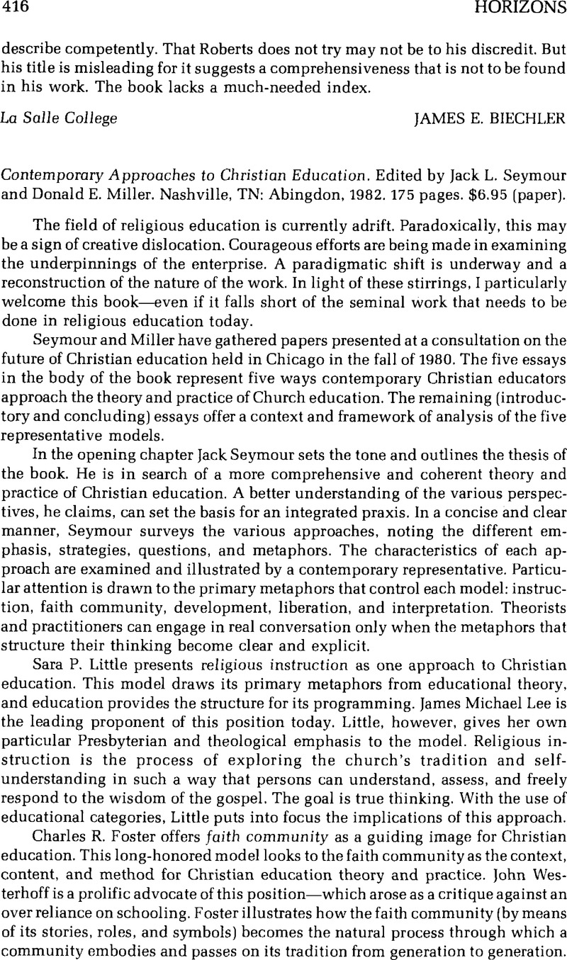 contemporary-approaches-to-christian-education-edited-by-jack-l-seymour-and-donald-e-miller