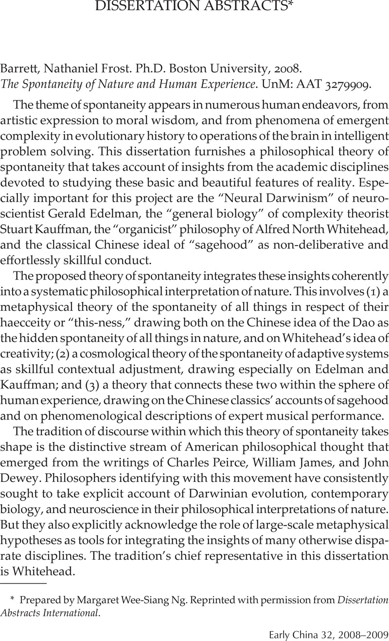 dissertation abstract what is it