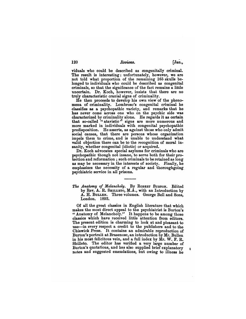 The Anatomy of Melancholy. By Robert Burton. Edited by Rev. A. R ...