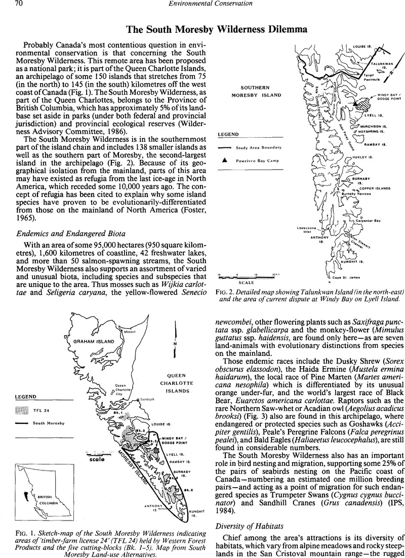 The South Moresby Wilderness Dilemma | Environmental Conservation ...