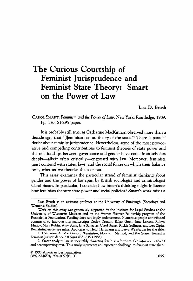 feminist jurisprudence in india research paper