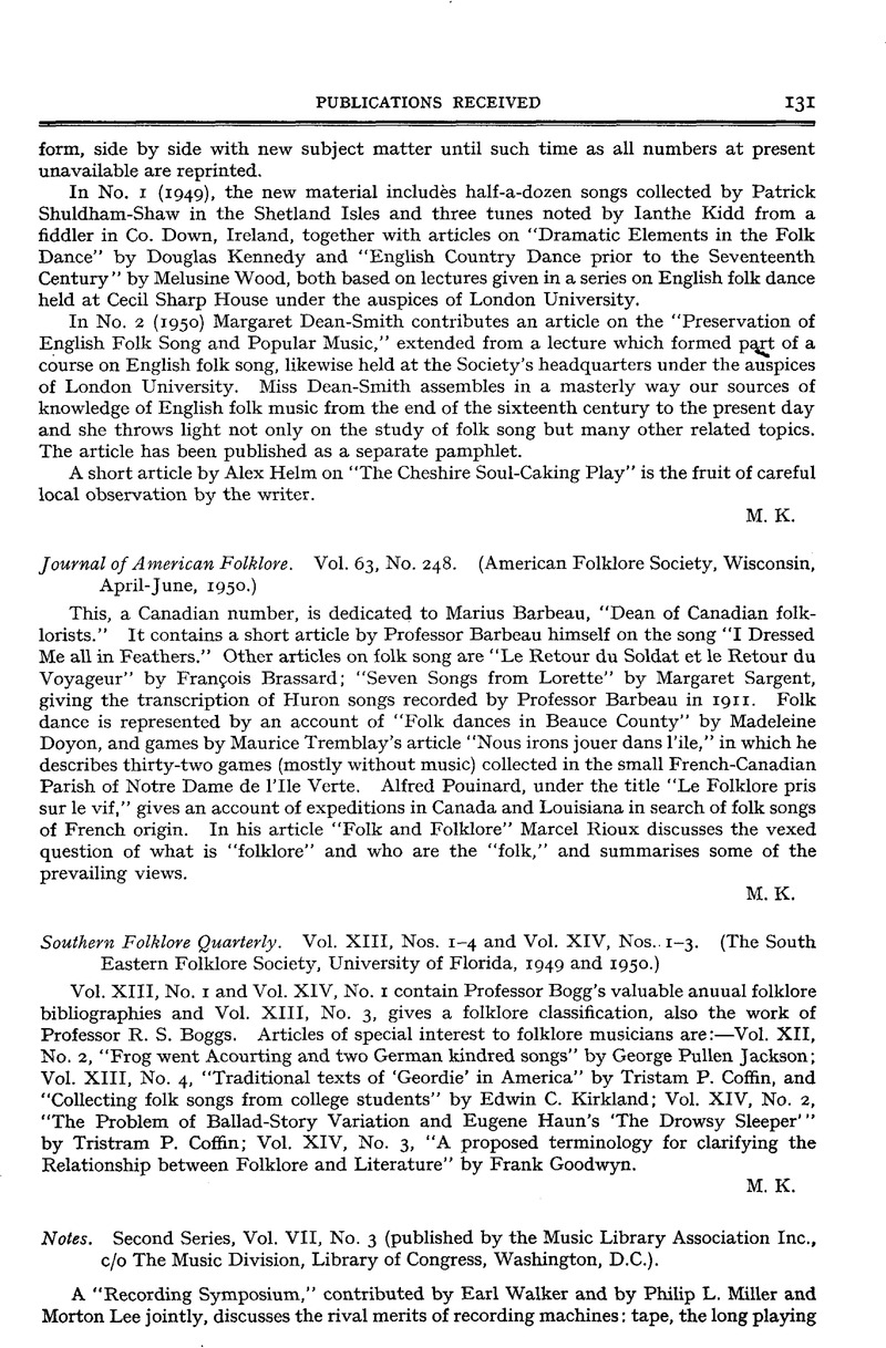 Southern Folklore Quarterly. Vol. XIII, Nos. 1-4 and Vol. XIV, Nos. 1-3 ...