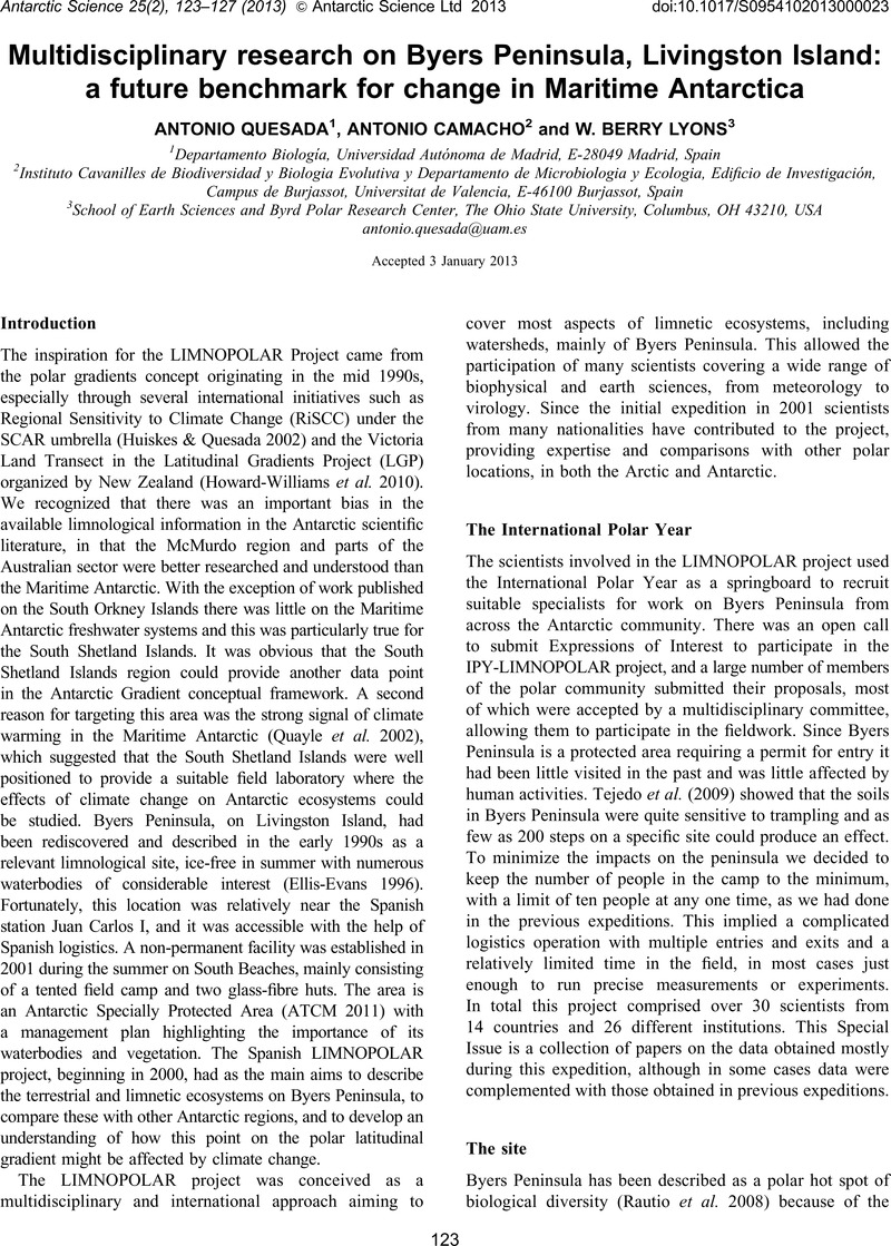 Polar Lakes and Rivers: Limnology of Arctic and Antarctic Aquatic Ecosystems (Oxford Biology)