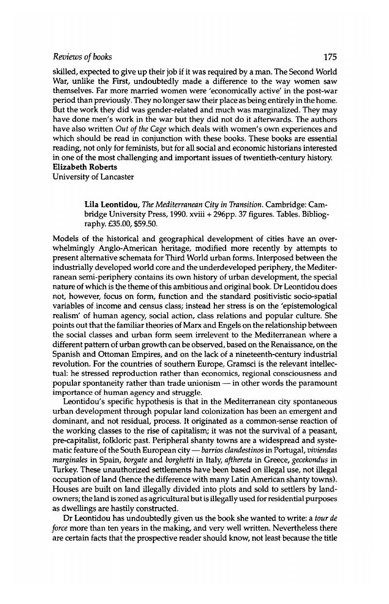 Lila Leontidou, The Mediterranean City in Transition