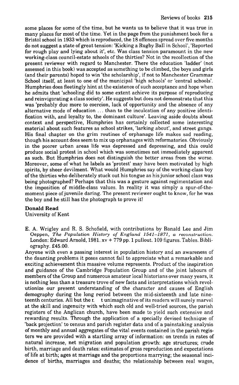 Methodology and Sources - E. A. Wrigley and R. S. Schofield, with ...