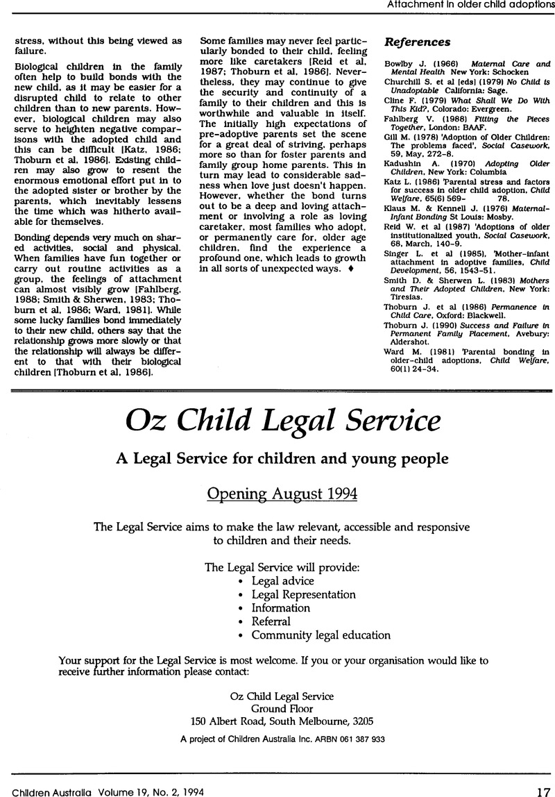 Oz Child Legal Service A Legal Service for children and young people Children Australia