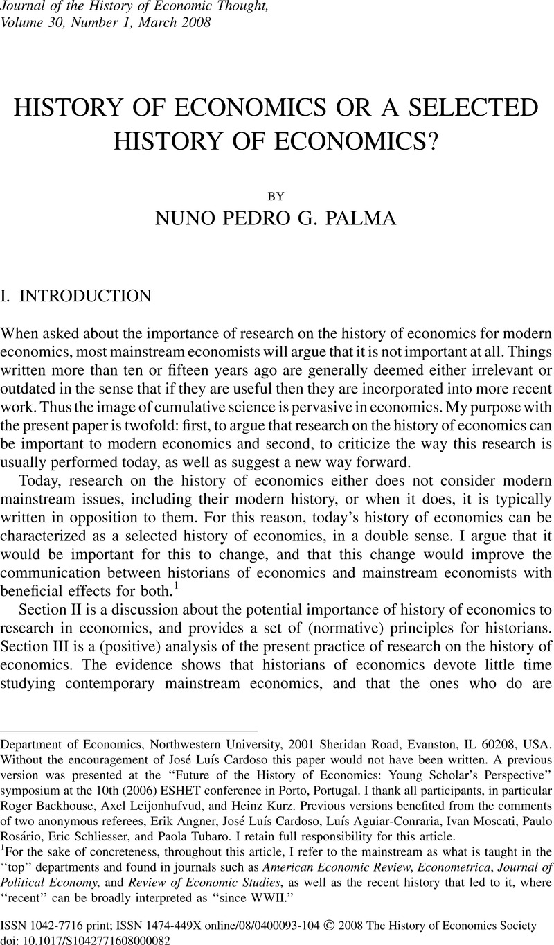 history-of-economics-or-a-selected-history-of-economics-journal-of