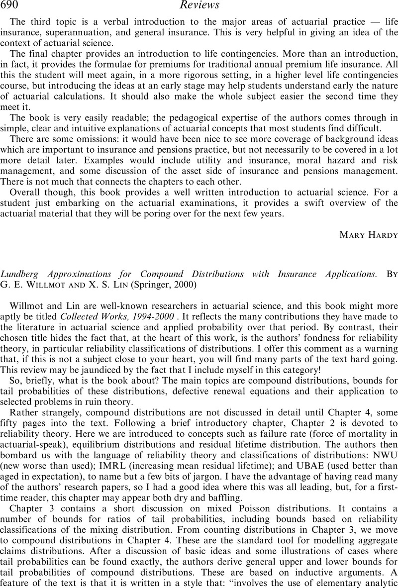 Lundberg Approximations for Compound Distributions with Insurance Applications