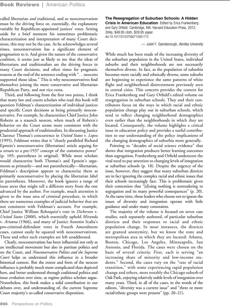 The Resegregation of Suburban Schools: A Hidden Crisis in American ...