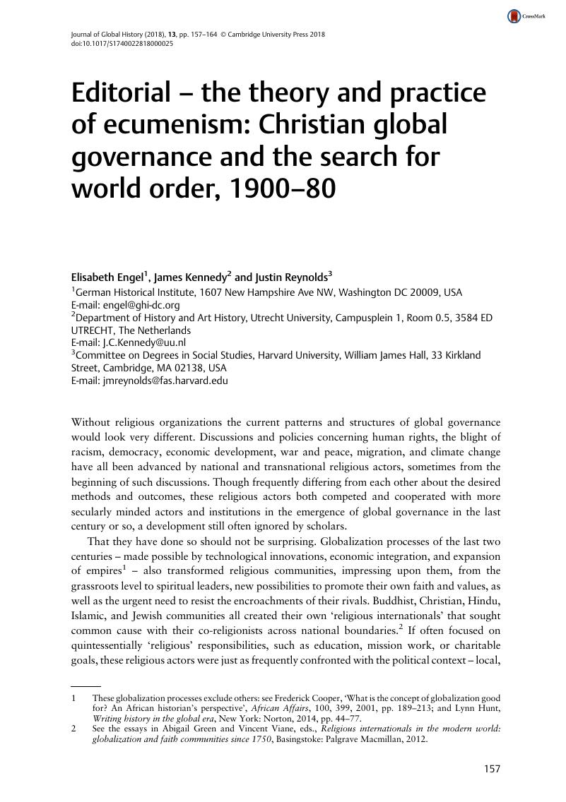 history of globalization research paper