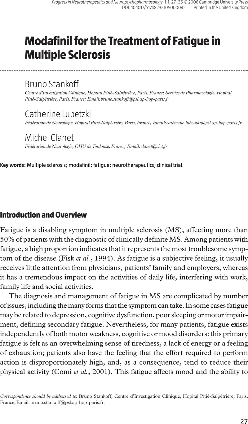 Modafinil in france