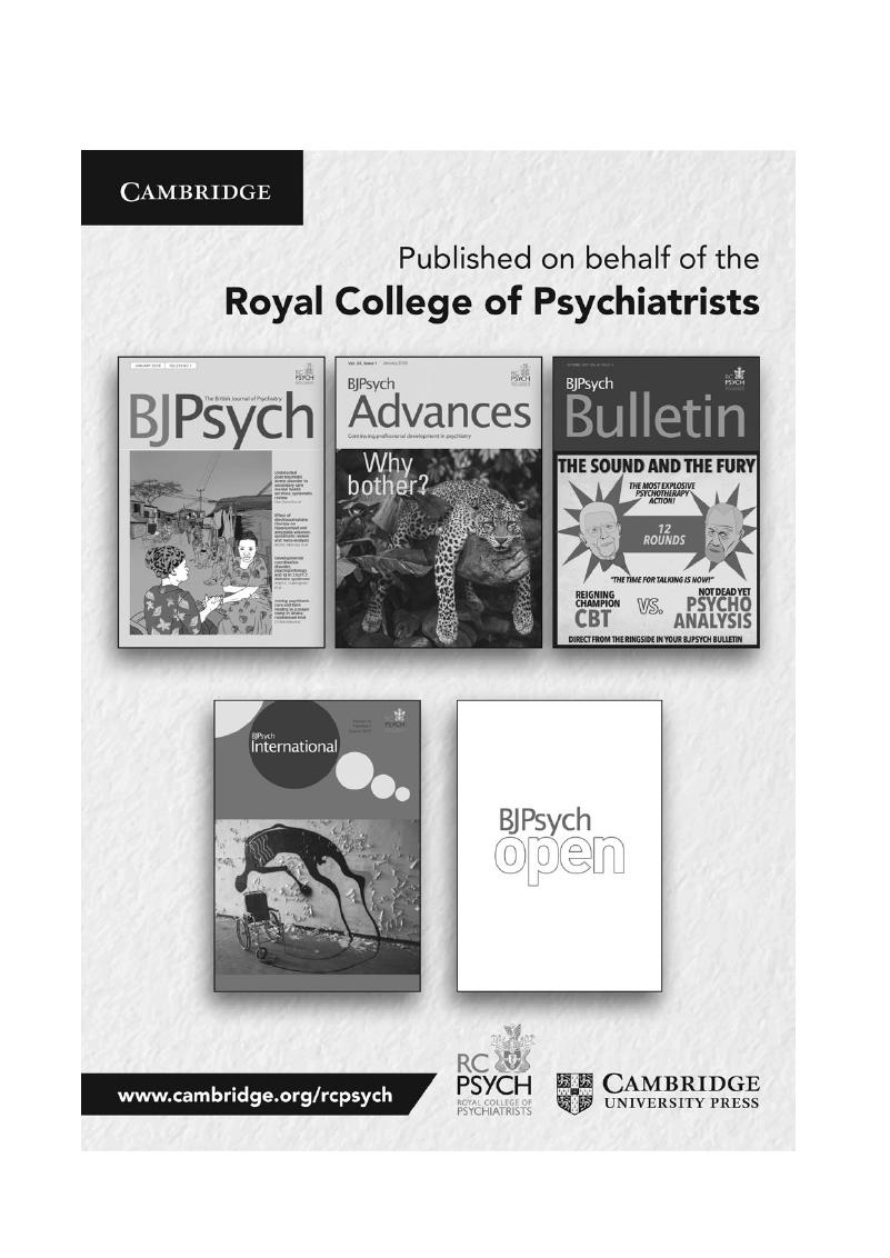 BJA Volume 24 Issue 3 Cover And Back Matter | BJPsych Advances ...