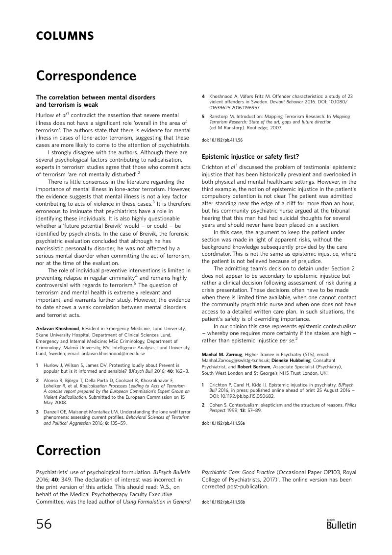 Terrorism research paper
