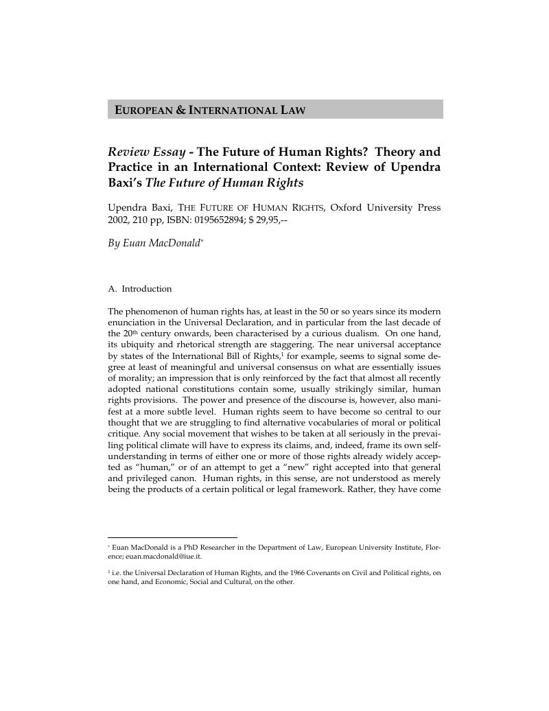 thesis human rights law