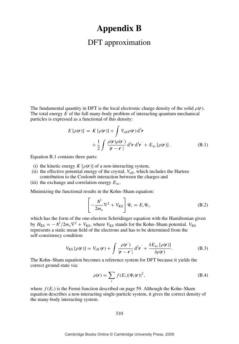 Appendix B - Molecular Organic Materials