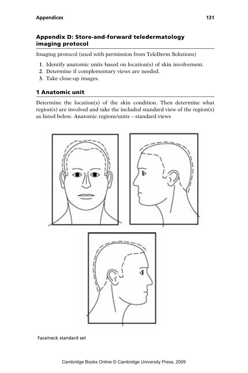 Store-and-forward teledermatology imaging protocol (Appendix D ...