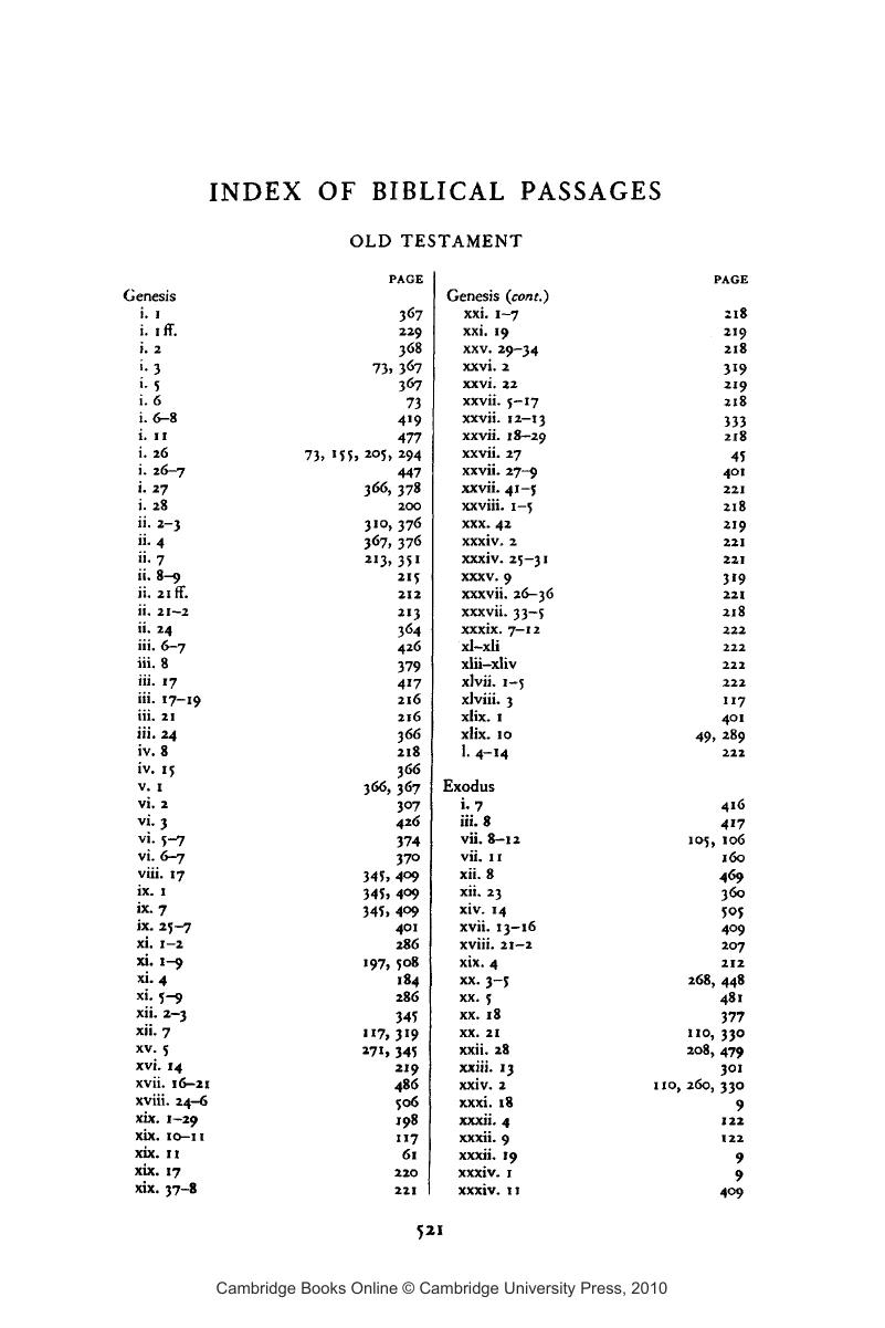 Index of Biblical Passages - Origen: Contra Celsum