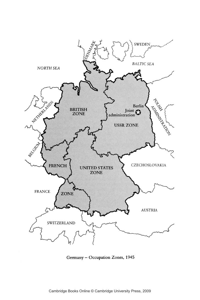 Germany Occupation Zones 1945 Drawing The Line