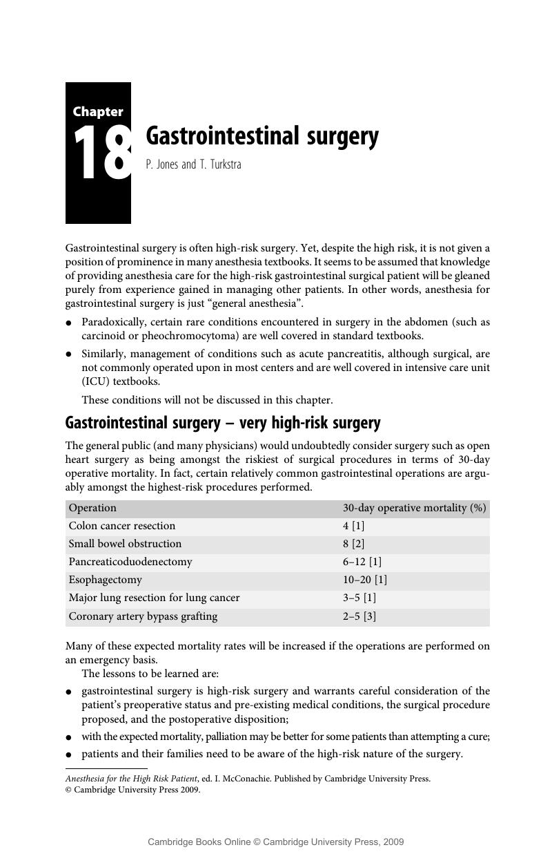 thesis topics in surgical gastroenterology