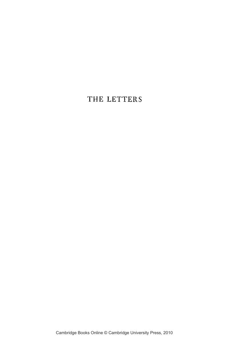 THE LETTERS - The Letters Of Thomas Babington MacAulay