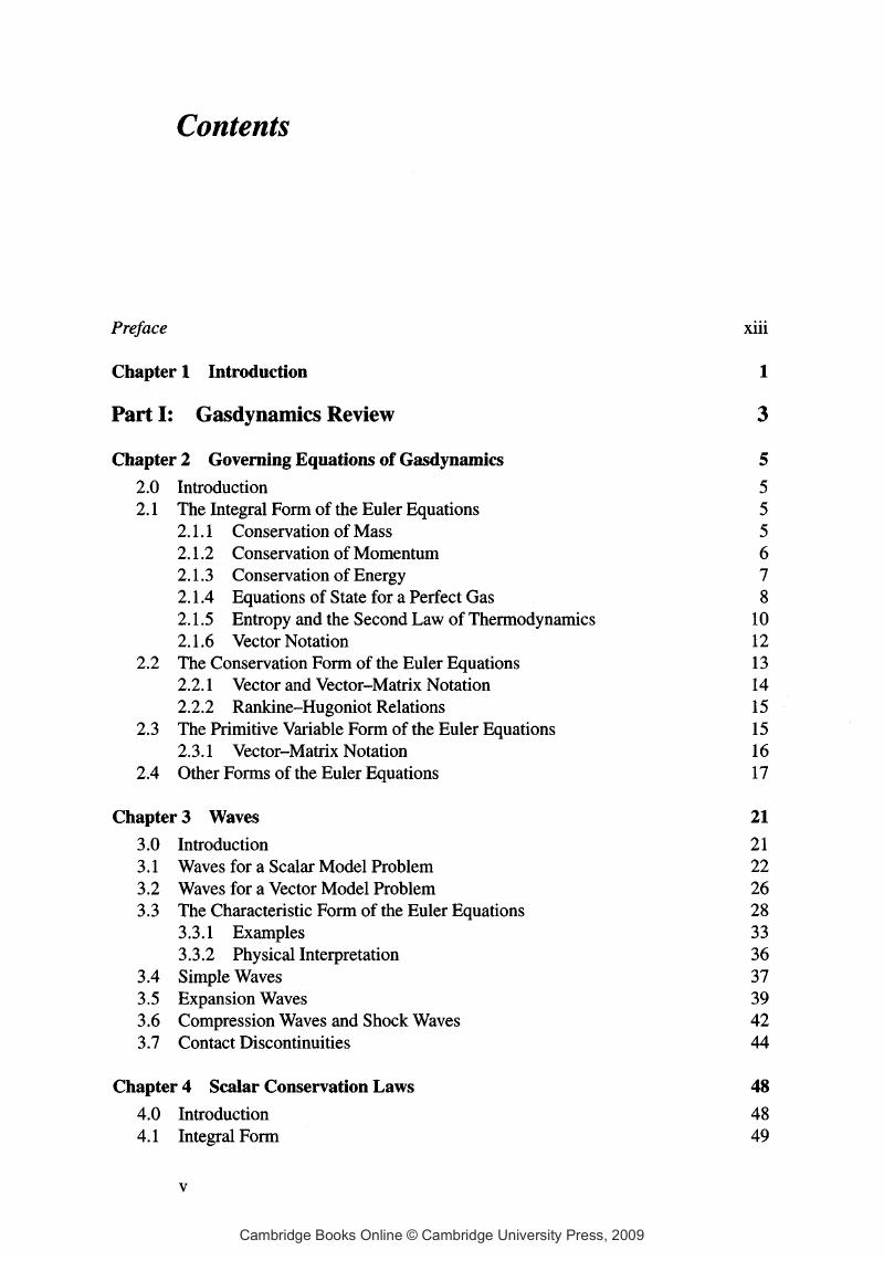 Contents - Computational Gasdynamics