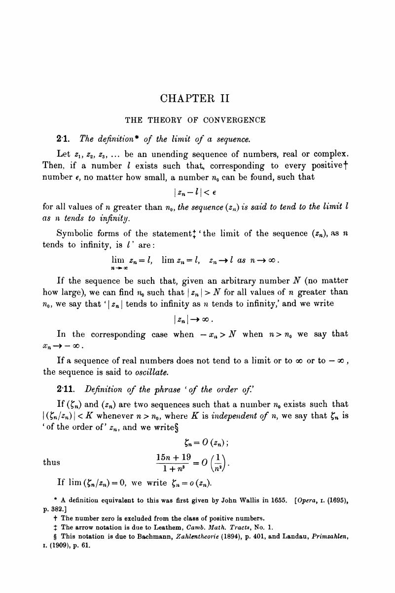 The Theory Of Convergence (II) - A Course Of Modern Analysis