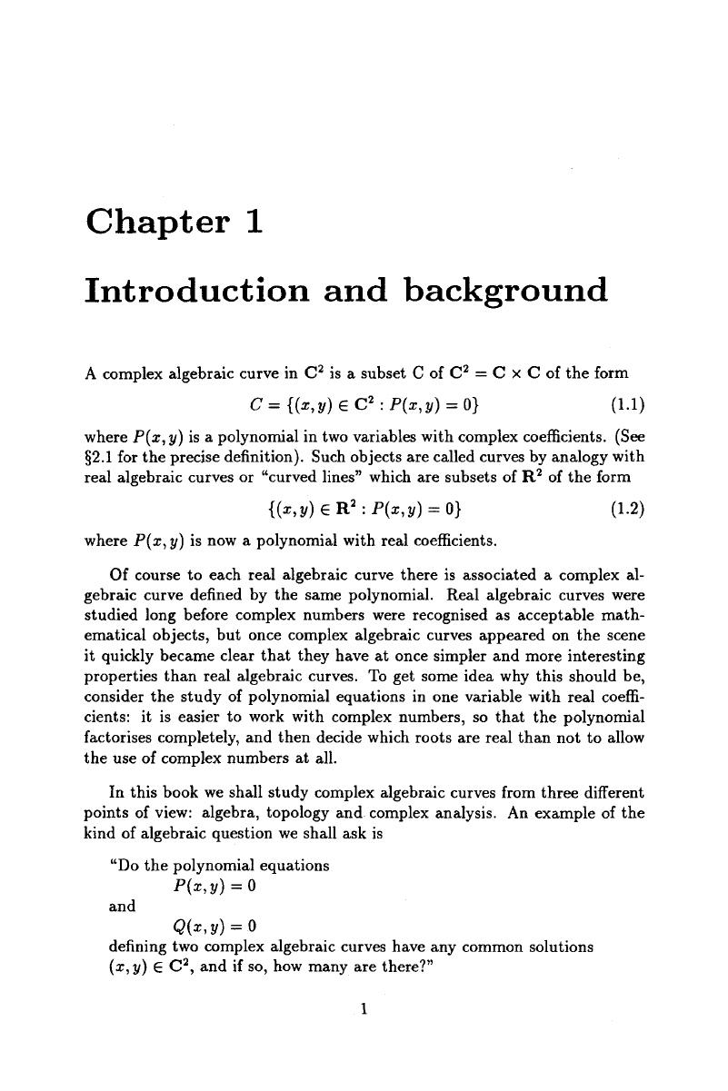 introduction-and-background-chapter-1-complex-algebraic-curves