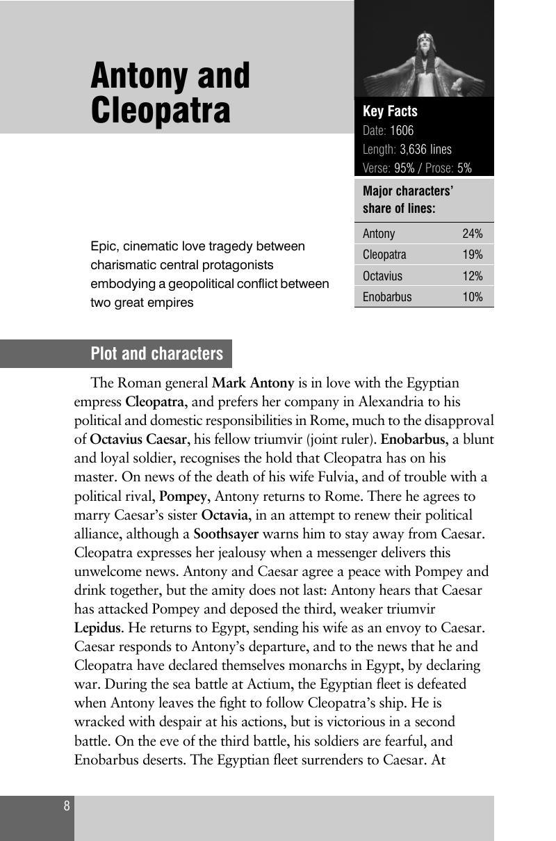 cleopatra character analysis essay
