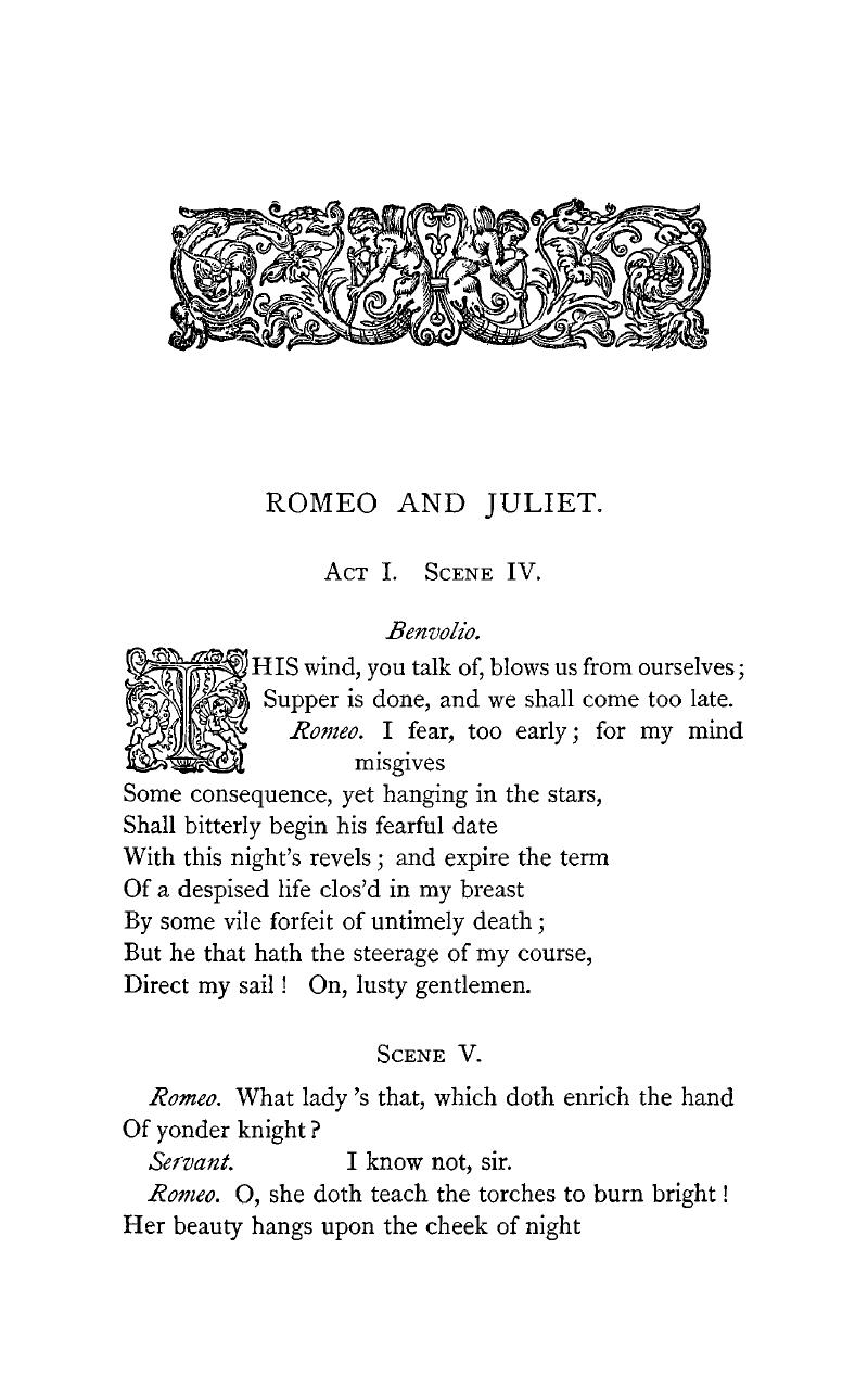 Romeo And Juliet The Sweet Silvery Sayings Of Shakespeare On The