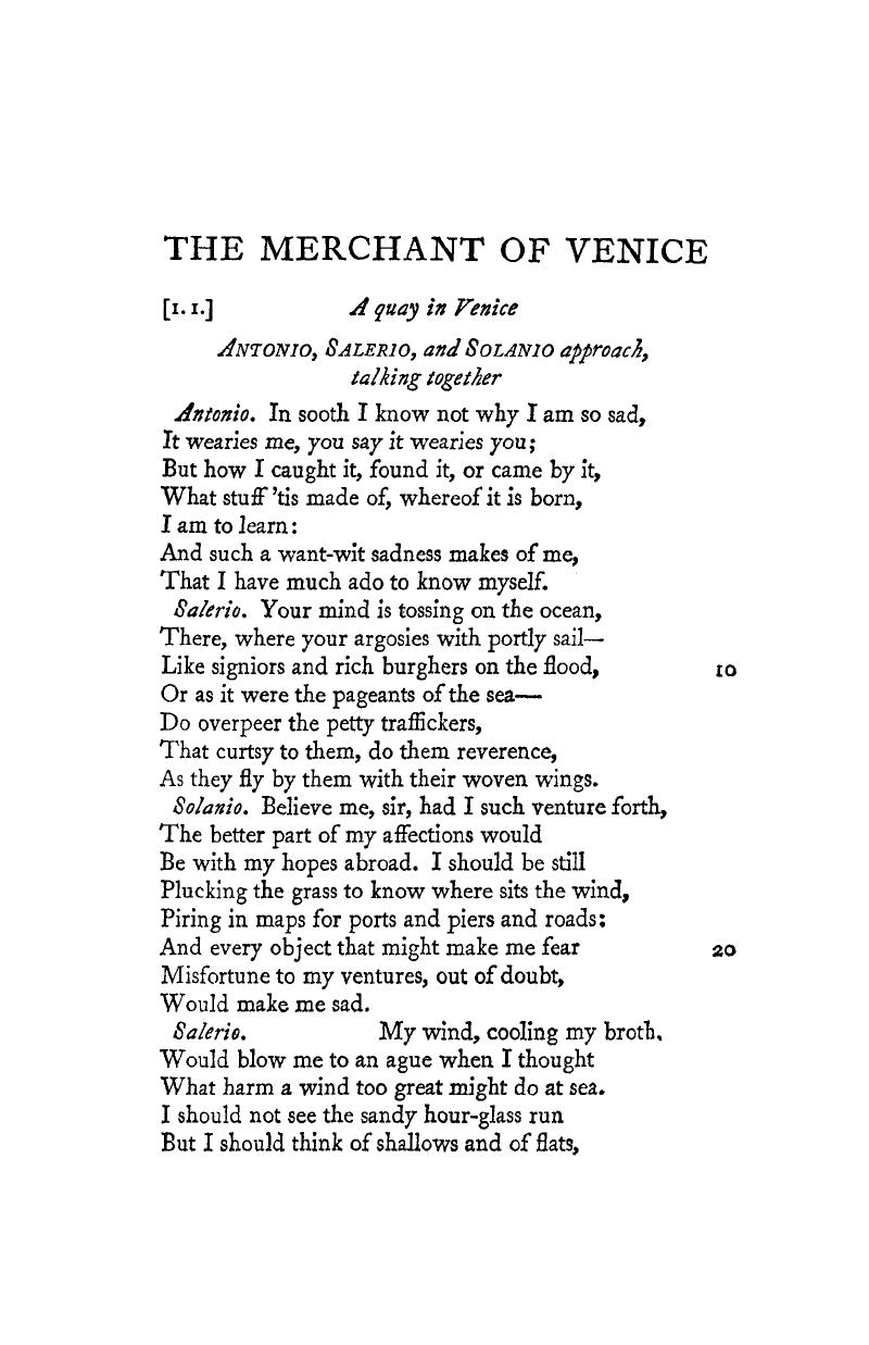 merchant of venice book review pdf