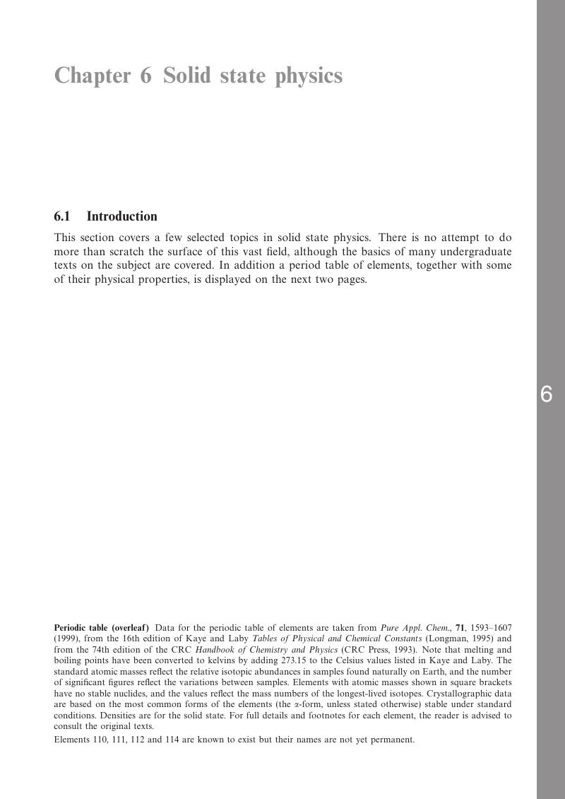 Solid State Physics (Chapter 6) - The Cambridge Handbook Of Physics ...