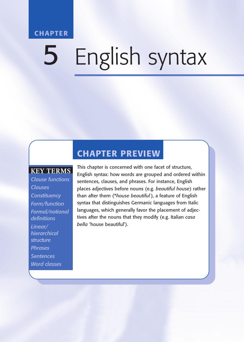 english-syntax-chapter-5-introducing-english-linguistics