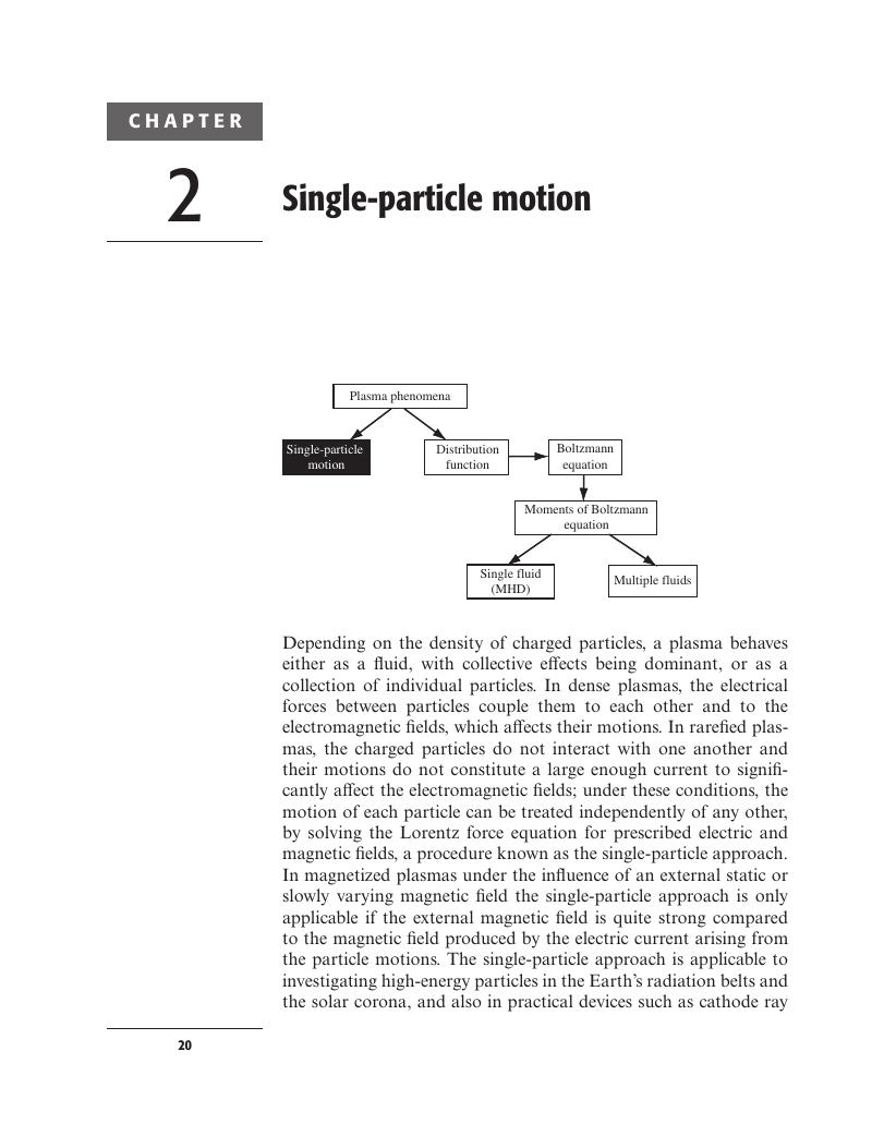 Single-particle Motion (Chapter 2) - Principles Of Plasma Physics For ...