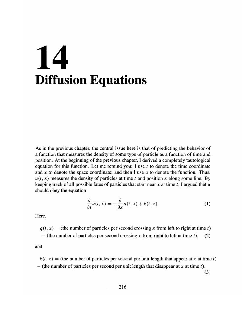Diffusion Equations (Chapter 14) - Modeling Differential Equations in ...