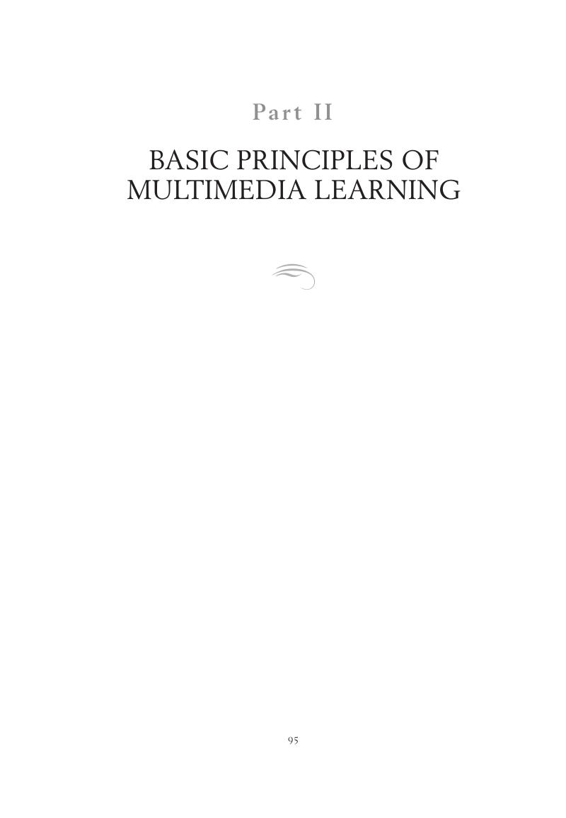 BASIC PRINCIPLES OF MULTIMEDIA LEARNING (PART II) - The Cambridge ...