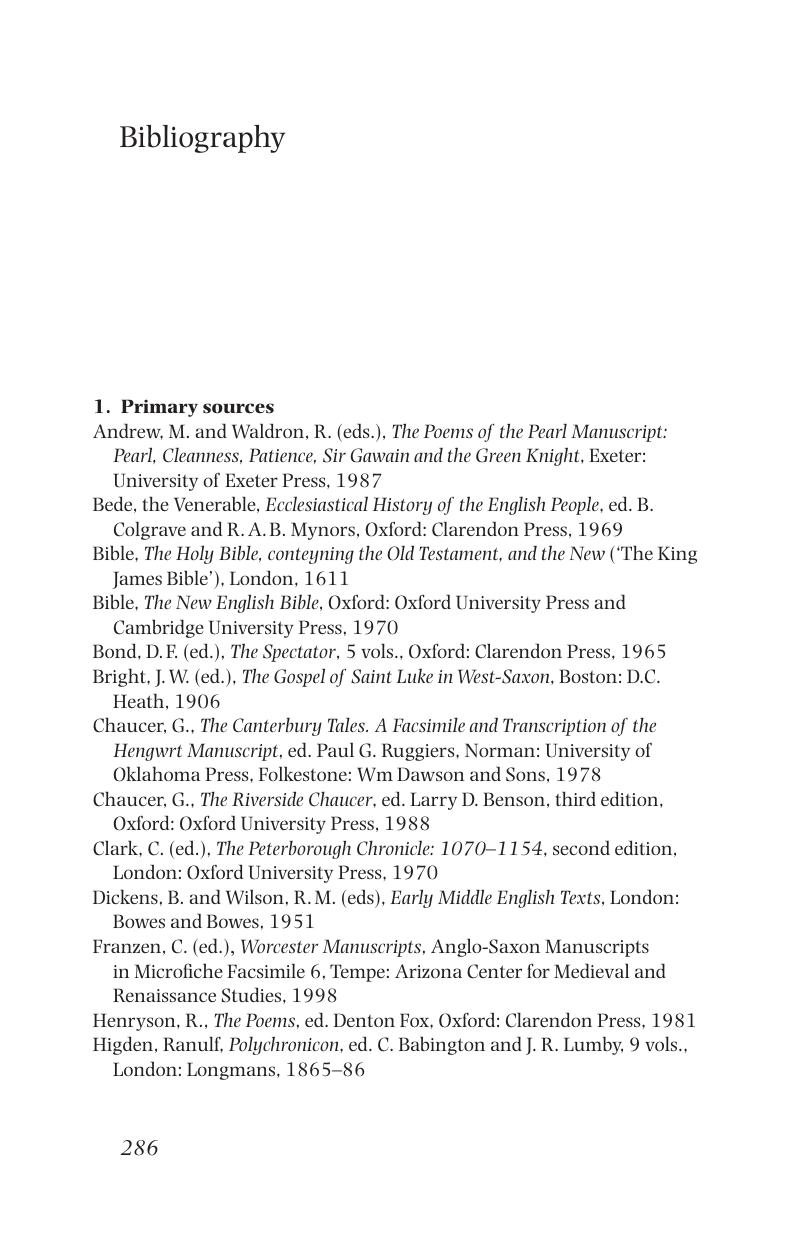 Bibliography of clearance the book