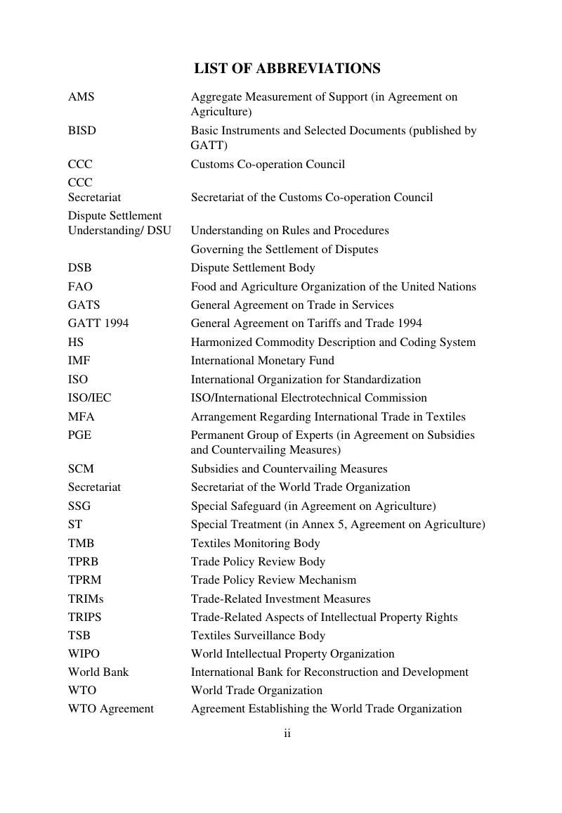 thesis abbreviations page