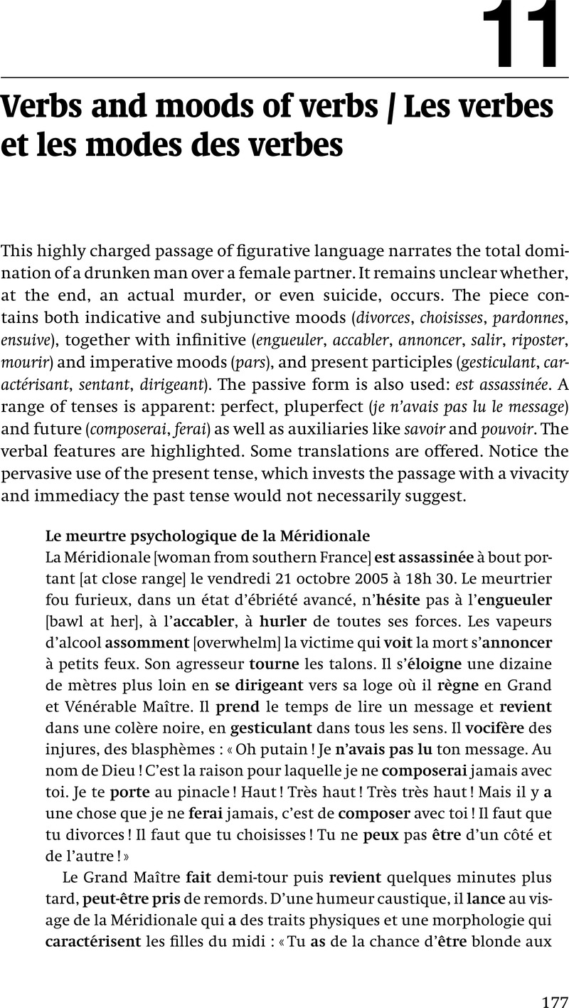 Verbs And Moods Of Verbsles Verbes Et Les Modes Des Verbes Chapter 11 A Reference Grammar 0104