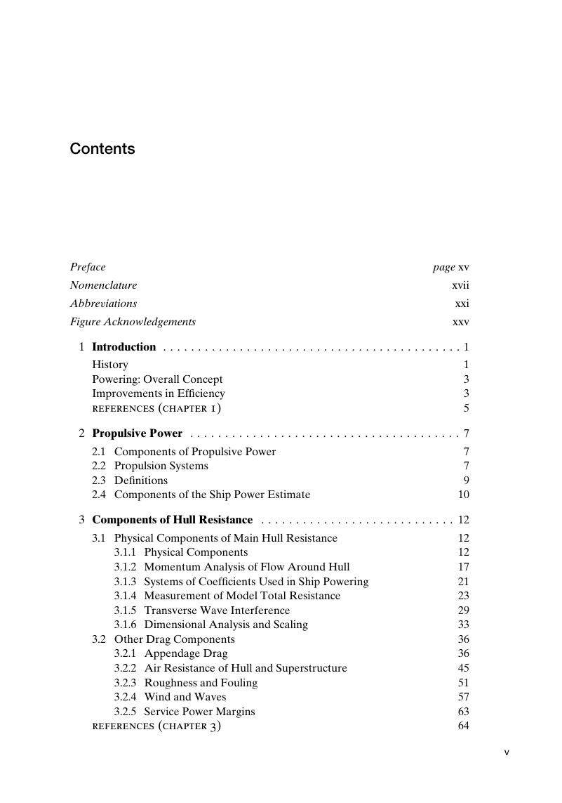 Contents - Ship Resistance and Propulsion