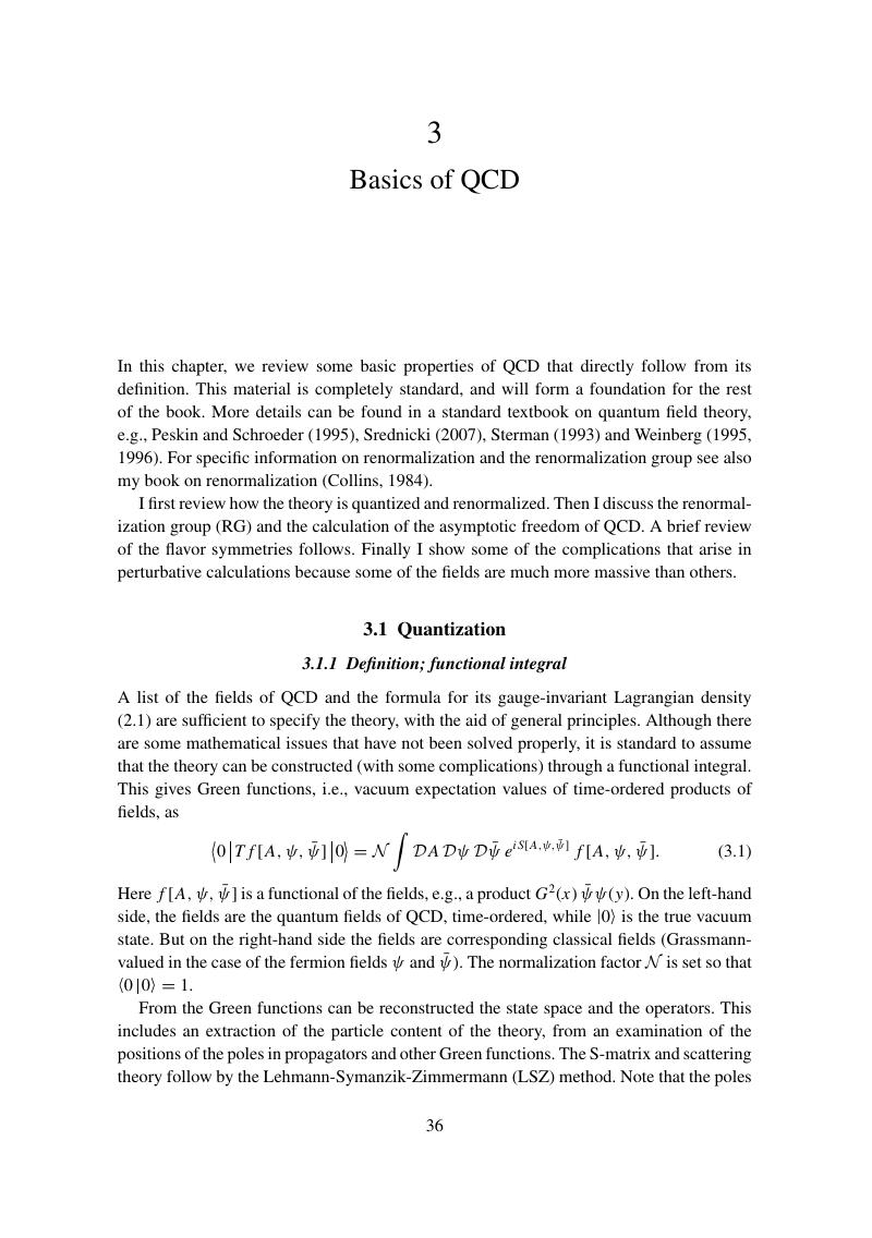 Basics of QCD (Chapter 3) - Foundations of Perturbative QCD